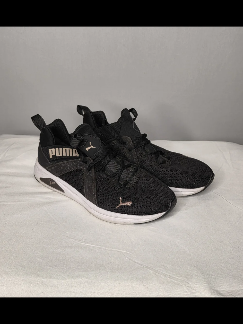 Puma | Shoes | Puma Black Athletic Sneakers Size Us Womens  display picture 3